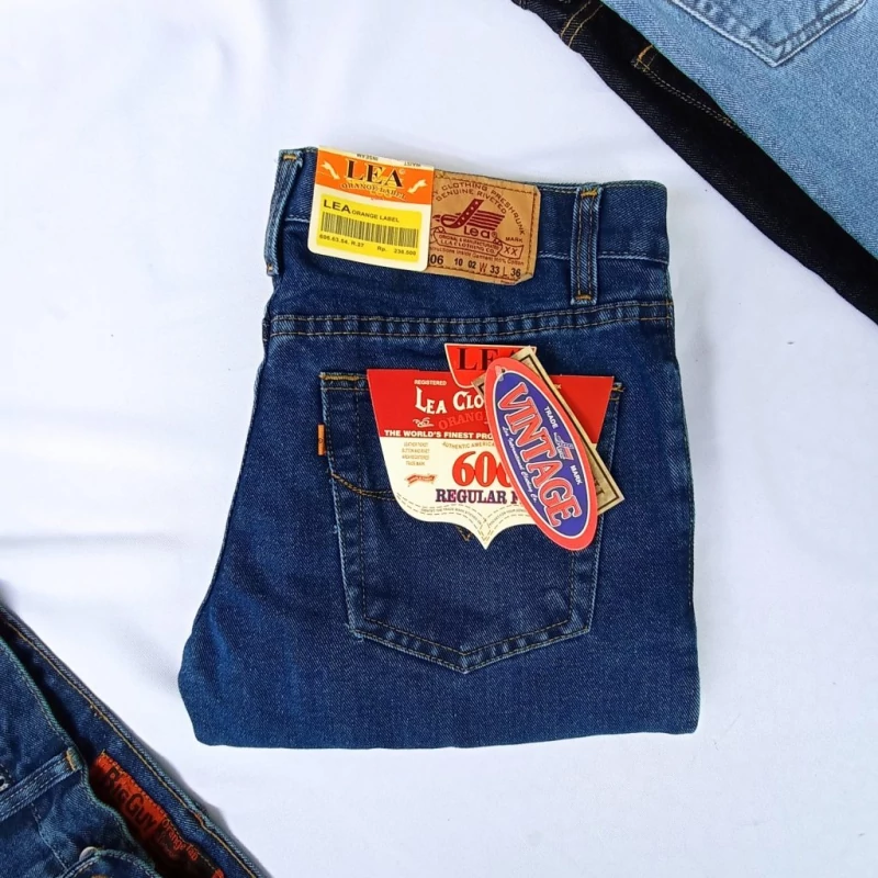 Promo Jeans LEA Original Bonus Ikat Pinggang Kulit-ax