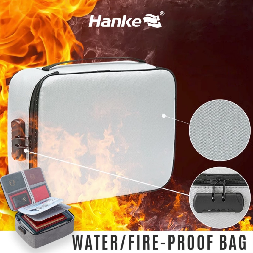DOCUMENT BAG WATER/FIRE-PROOF