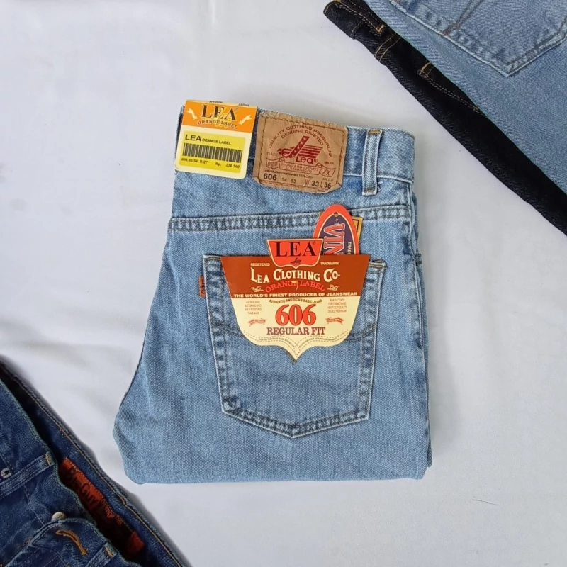 Promo Jeans LEA Original Bonus Ikat Pinggang Kulit-ax